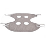 Dog Grooming Sling Multifunctional Pet Grooming Hammock Helper for Bathing Washing Grooming and Trimming NailGrey M - Close-Up Angle