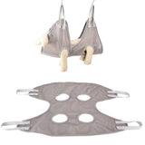 Dog Grooming Sling Multifunctional Pet Grooming Hammock Helper for Bathing Washing Grooming and Trimming NailGrey M - Extra Image