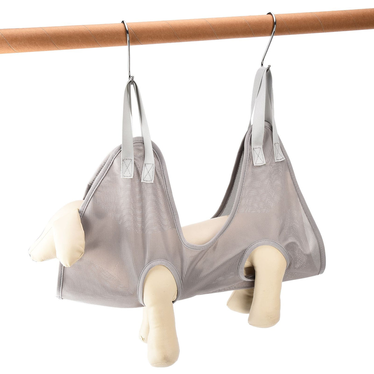Dog Grooming Sling Multifunctional Pet Grooming Hammock Helper for Bathing Washing Grooming and Trimming NailGrey L