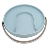 Kitchen Storage Turntable Non Skid Kitchen Spice Beverage Pull Out Organizer Rack for Kitchen Cabinets PantryBlue - Rear View