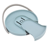 Kitchen Storage Turntable Non Skid Kitchen Spice Beverage Pull Out Organizer Rack for Kitchen Cabinets PantryBlue - Extra Image