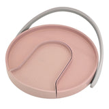Kitchen Storage Turntable Non Skid Kitchen Spice Beverage Pull Out Organizer Rack for Kitchen Cabinets PantryPink