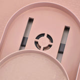 Kitchen Storage Turntable Non Skid Kitchen Spice Beverage Pull Out Organizer Rack for Kitchen Cabinets PantryPink