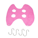 Pet Grooming Sling Dog Grooming Sling Hammock Helper for Bathing Washing Nail ClippingS Rose Red - Close-Up Angle