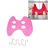Pet Grooming Sling Dog Grooming Sling Hammock Helper for Bathing Washing Nail ClippingM Rose Red