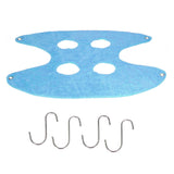 Pet Grooming Sling Dog Grooming Sling Hammock Helper for Bathing Washing Nail ClippingL Blue - 45-Degree Angle