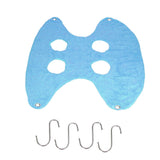 Pet Grooming Sling Dog Grooming Sling Hammock Helper for Bathing Washing Nail ClippingL Blue - Close-Up Angle