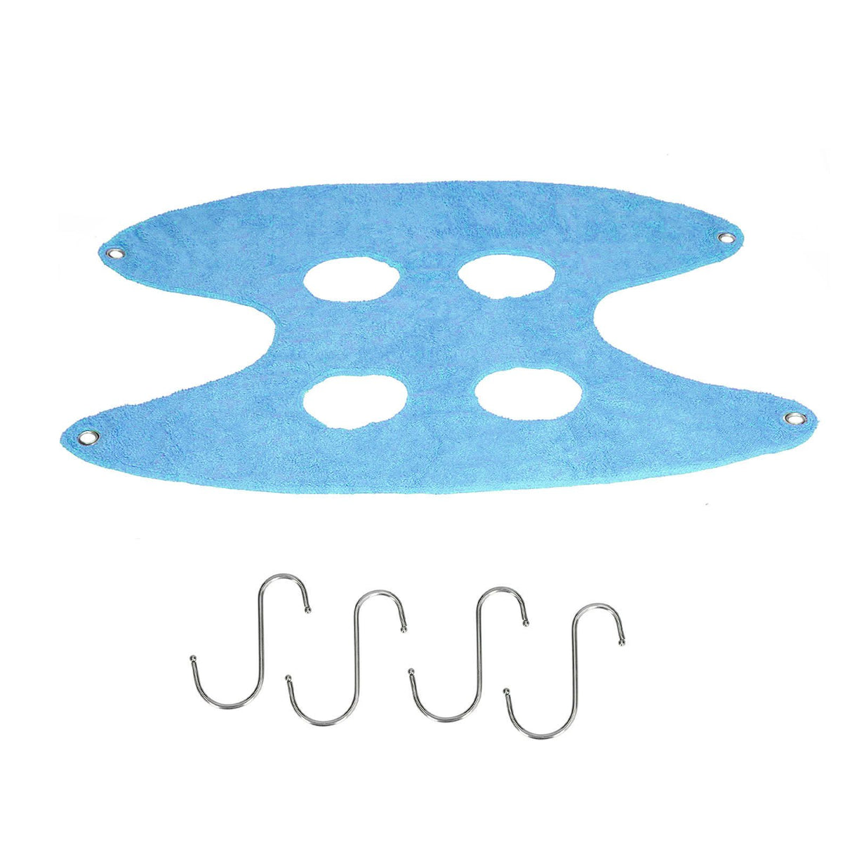 Pet Grooming Sling Dog Grooming Sling Hammock Helper for Bathing Washing Nail ClippingL Blue