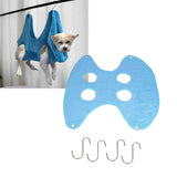 Pet Grooming Sling Dog Grooming Sling Hammock Helper for Bathing Washing Nail ClippingL Blue