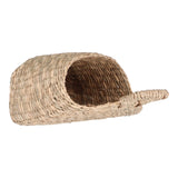 Hanging Basket Seagrass Woven Wall Hanging Storage Basket Organizer for Home Garden Decoration - Front View