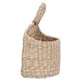 Hanging Basket Seagrass Woven Wall Hanging Storage Basket Organizer for Home Garden Decoration