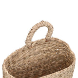 Hanging Basket Seagrass Woven Wall Hanging Storage Basket Organizer for Home Garden Decoration