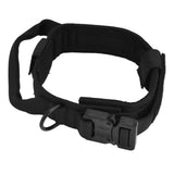 Traction Dog Collar with Buckle Nylon Iron Training Hunting Collar Pet Accessory for OutdoorBlack XL