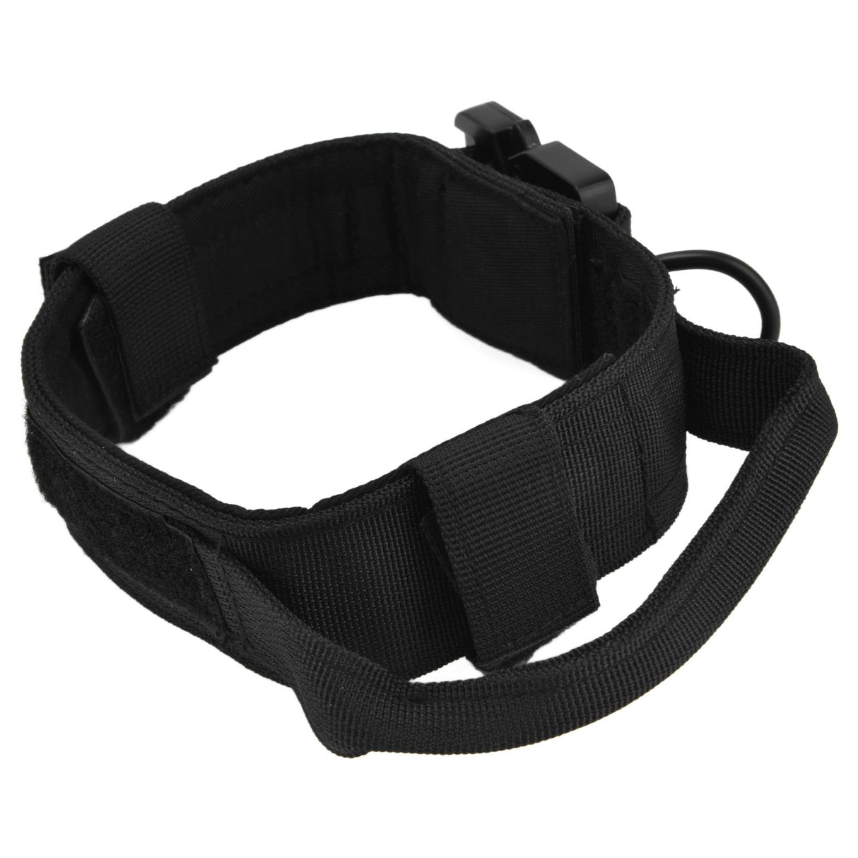 Traction Dog Collar with Buckle Nylon Iron Training Hunting Collar Pet Accessory for OutdoorBlack XL