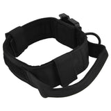 Traction Dog Collar with Buckle Nylon Iron Training Hunting Collar Pet Accessory for OutdoorBlack XL