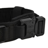 Traction Dog Collar with Buckle Nylon Iron Training Hunting Collar Pet Accessory for OutdoorBlack XL - Extra Image