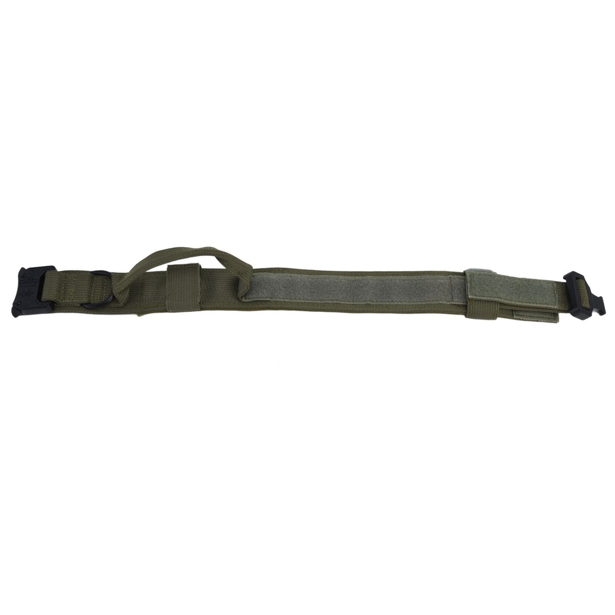 Traction Dog Collar with Buckle Nylon Iron Training Hunting Collar Pet Accessory for OutdoorGreen M