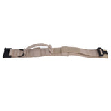 Traction Dog Collar with Buckle Nylon Iron Training Hunting Collar Pet Accessory for OutdoorKhaki XL
