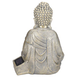 Home Buddha Garden Light Solar Powered Zen Buddha Garden Statue for Yard Garden Patio Deck - Extra Image