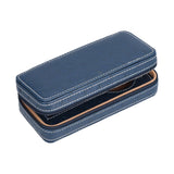 Watch Storage Box Ostrich Pattern Zippered Artificial Leather Watch Bag for Watch Holders Watch Maintenance Master