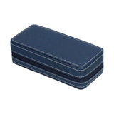 Watch Storage Box Ostrich Pattern Zippered Artificial Leather Watch Bag for Watch Holders Watch Maintenance Master