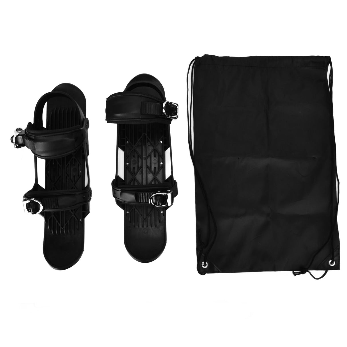 Mini Ski Shoes Short Nylon Stable Ski Skates for Winter Outdoor Sports Snowboard