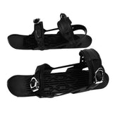 Mini Ski Shoes Short Nylon Stable Ski Skates for Winter Outdoor Sports Snowboard