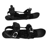 Mini Ski Shoes Short Nylon Stable Ski Skates for Winter Outdoor Sports Snowboard