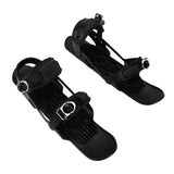 Mini Ski Shoes Short Nylon Stable Ski Skates for Winter Outdoor Sports Snowboard - Close-Up Angle
