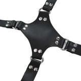Camera Strap Dual Shoulder PU Leather Harness with D Rings Outdoor Photography Accessories