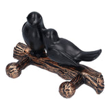 Coat Hook Resin Bird Key Hanger Wall Mounted Hat Towel Bag Hanger for Home Living Room KitchenMetallic Color - Top-Down View