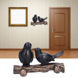 Coat Hook Resin Bird Key Hanger Wall Mounted Hat Towel Bag Hanger for Home Living Room KitchenMetallic Color - Extra Image