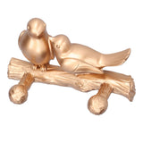 Coat Hook Resin Bird Key Hanger Wall Mounted Hat Towel Bag Hanger for Home Living Room KitchenGold