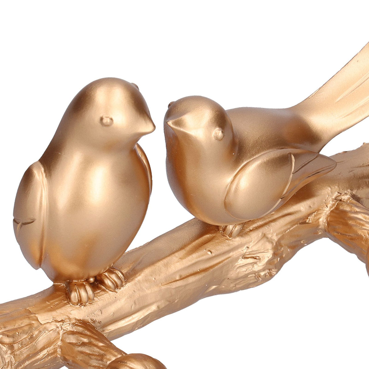 Coat Hook Resin Bird Key Hanger Wall Mounted Hat Towel Bag Hanger for Home Living Room KitchenGold