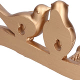 Coat Hook Resin Bird Key Hanger Wall Mounted Hat Towel Bag Hanger for Home Living Room KitchenGold - Extra Image