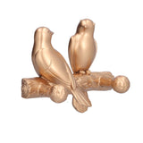Decorative Hook Golden Bird Branch Wall Mounted Hook for Home Dining Room Kitchen Coffee ShopGold - Front View
