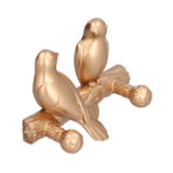 Decorative Hook Golden Bird Branch Wall Mounted Hook for Home Dining Room Kitchen Coffee ShopGold