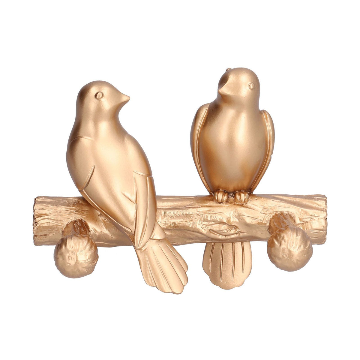 Decorative Hook Golden Bird Branch Wall Mounted Hook for Home Dining Room Kitchen Coffee ShopGold