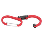 Climbing Carabiner D Type Carabiner Hook Aluminium Alloy Hanging Carabiner Clip for OutdoorRed