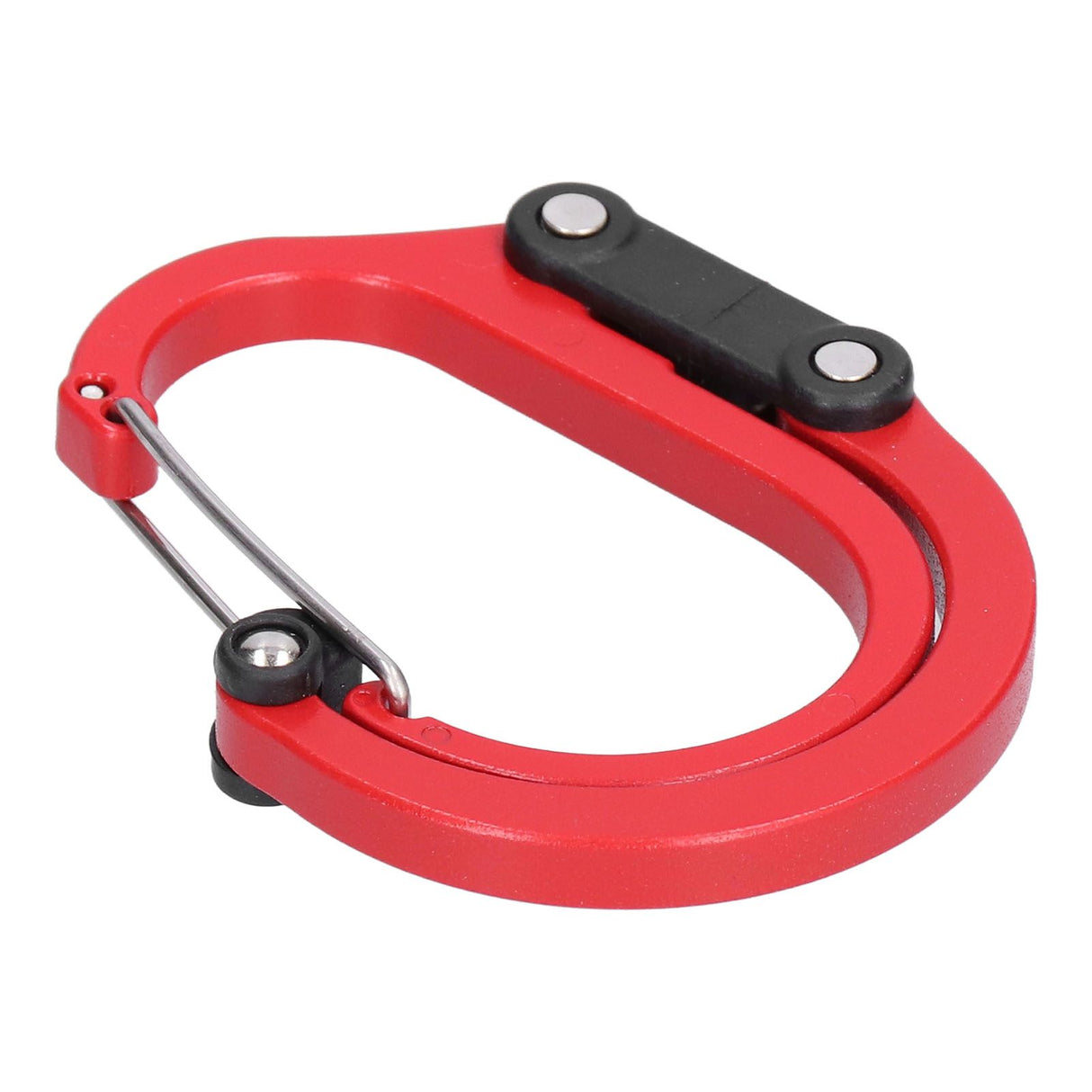Climbing Carabiner D Type Carabiner Hook Aluminium Alloy Hanging Carabiner Clip for OutdoorRed