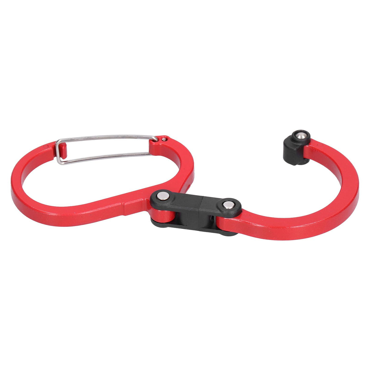 Climbing Carabiner D Type Carabiner Hook Aluminium Alloy Hanging Carabiner Clip for OutdoorRed