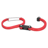 Climbing Carabiner D Type Carabiner Hook Aluminium Alloy Hanging Carabiner Clip for OutdoorRed - Extra Image