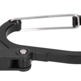 Climbing Carabiner D Type Carabiner Hook Aluminium Alloy Hanging Carabiner Clip for OutdoorBlack - Extra Image