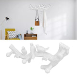 Resin Bird Hooks Wall Mounted Coat Key Hanger Creative 3D Home Decoration AccessoriesS(29.5cm) - Extra Image