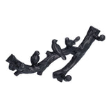 Decorative Hook Black Bird Branch Shape Three Dimensional Wall Mounted Home Decoration AccessoriesSmall (29.5cm)