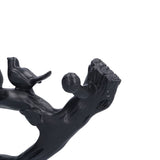 Decorative Hook Black Bird Branch Shape Three Dimensional Wall Mounted Home Decoration AccessoriesSmall (29.5cm)