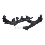 Decorative Hook Black Bird Branch Shape Three Dimensional Wall Mounted Home Decoration AccessoriesMedium (38cm) - Front View