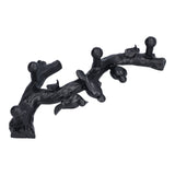 Decorative Hook Black Bird Branch Shape Three Dimensional Wall Mounted Home Decoration AccessoriesMedium (38cm)