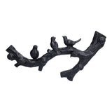 Decorative Hook Black Bird Branch Shape Three Dimensional Wall Mounted Home Decoration AccessoriesMedium (38cm) - Extra Image
