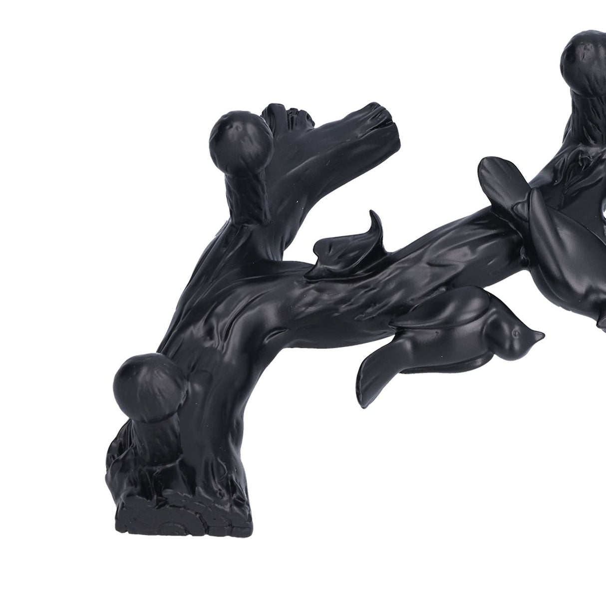 Decorative Hook Black Bird Branch Shape Three Dimensional Wall Mounted Home Decoration AccessoriesMedium (38cm)